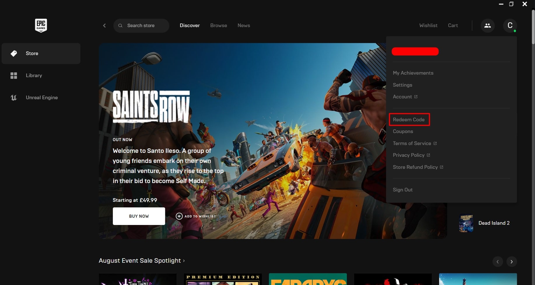 Epic Games Key Activation