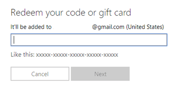 Xbox Key Activation