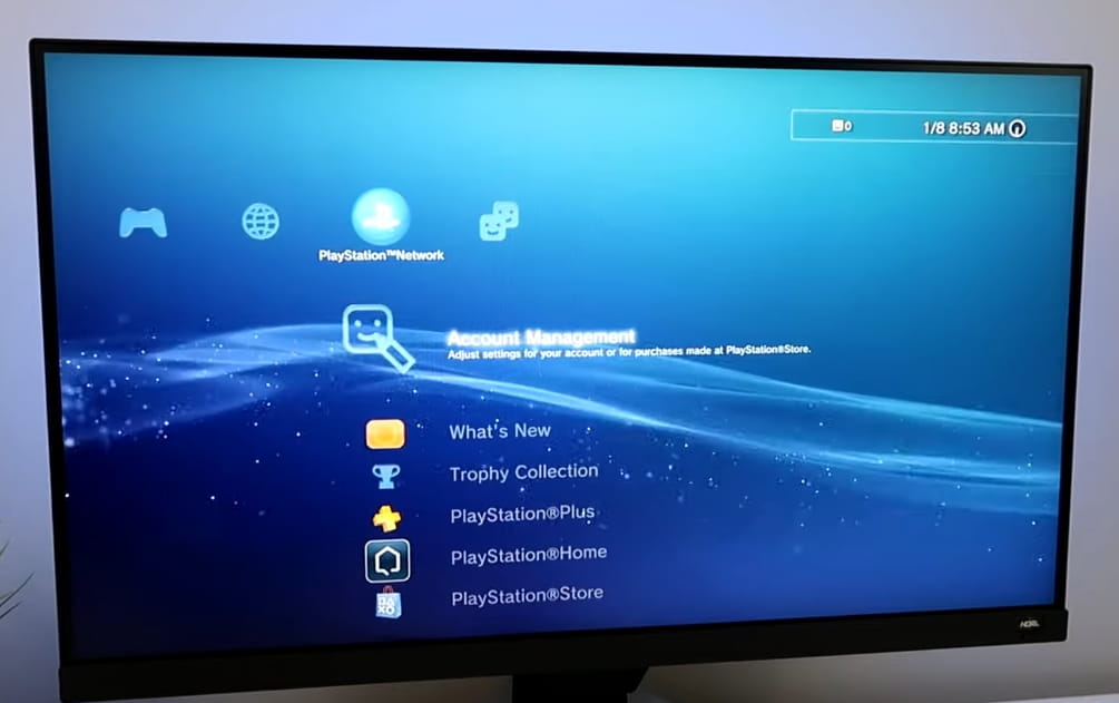 Как войти в Playstation Network на ps3