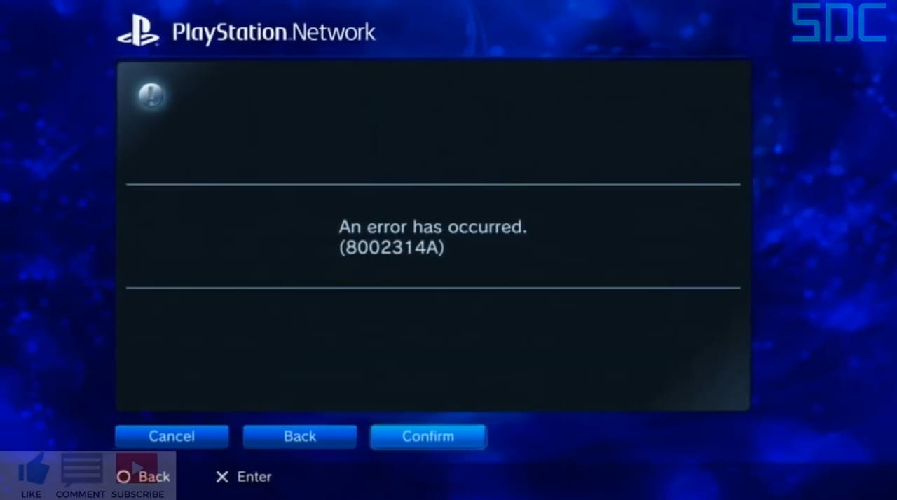 Регистрация PlayStation Network на консоли PS3