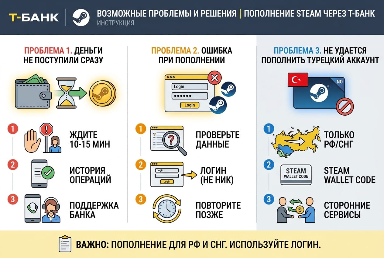 Возможные проблемы и способы их решения