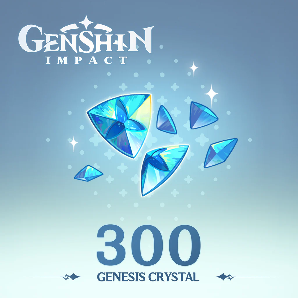 Genshin Impact 300 кристаллов сотворения+30 в подарок