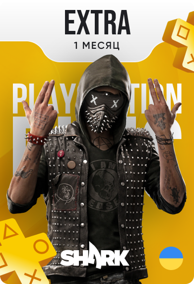Подписка PlayStation PS Plus Extra 1 месяц, регион Украина