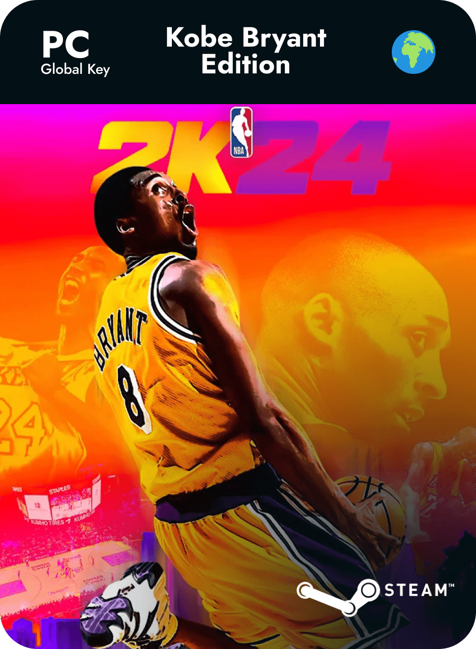 NBA 2K24 | Kobe Bryant Edition ROW (PC) — Steam Key — GLOBAL