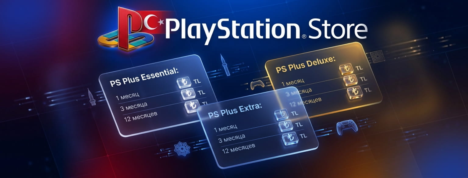 Стоимость подписки PS Plus Турции — цены 2026 и сравнение тарифов