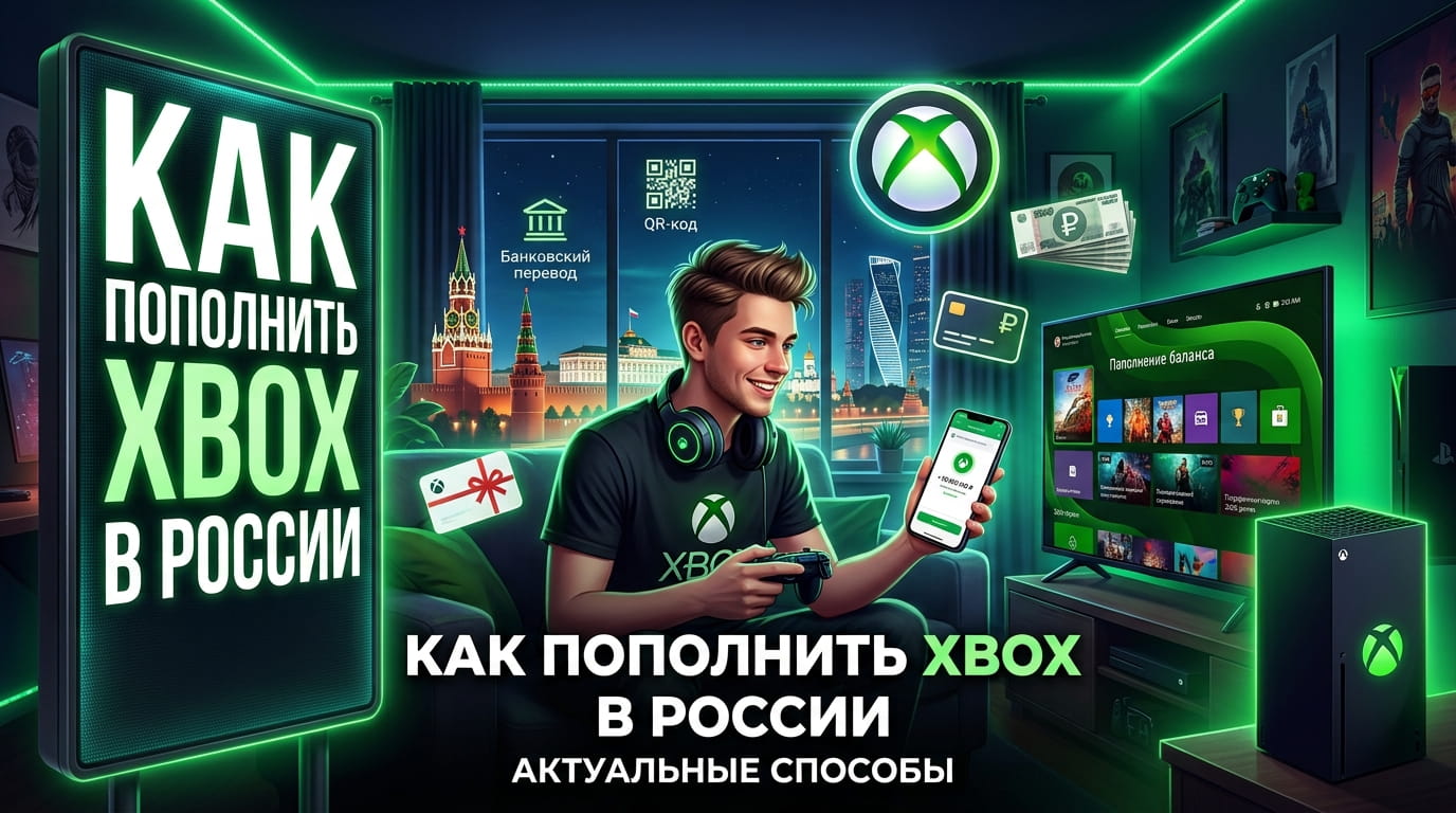 Как пополнить Xbox в России в 2026 году — все актуальные способы