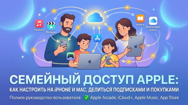 Семейный доступ Apple